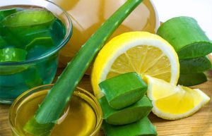 Mặt nạ làm đẹp da mặt bằng nha đam và chanh